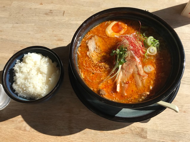 長沼町でラーメン